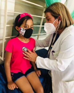 Medical checkup for children in Venezuela